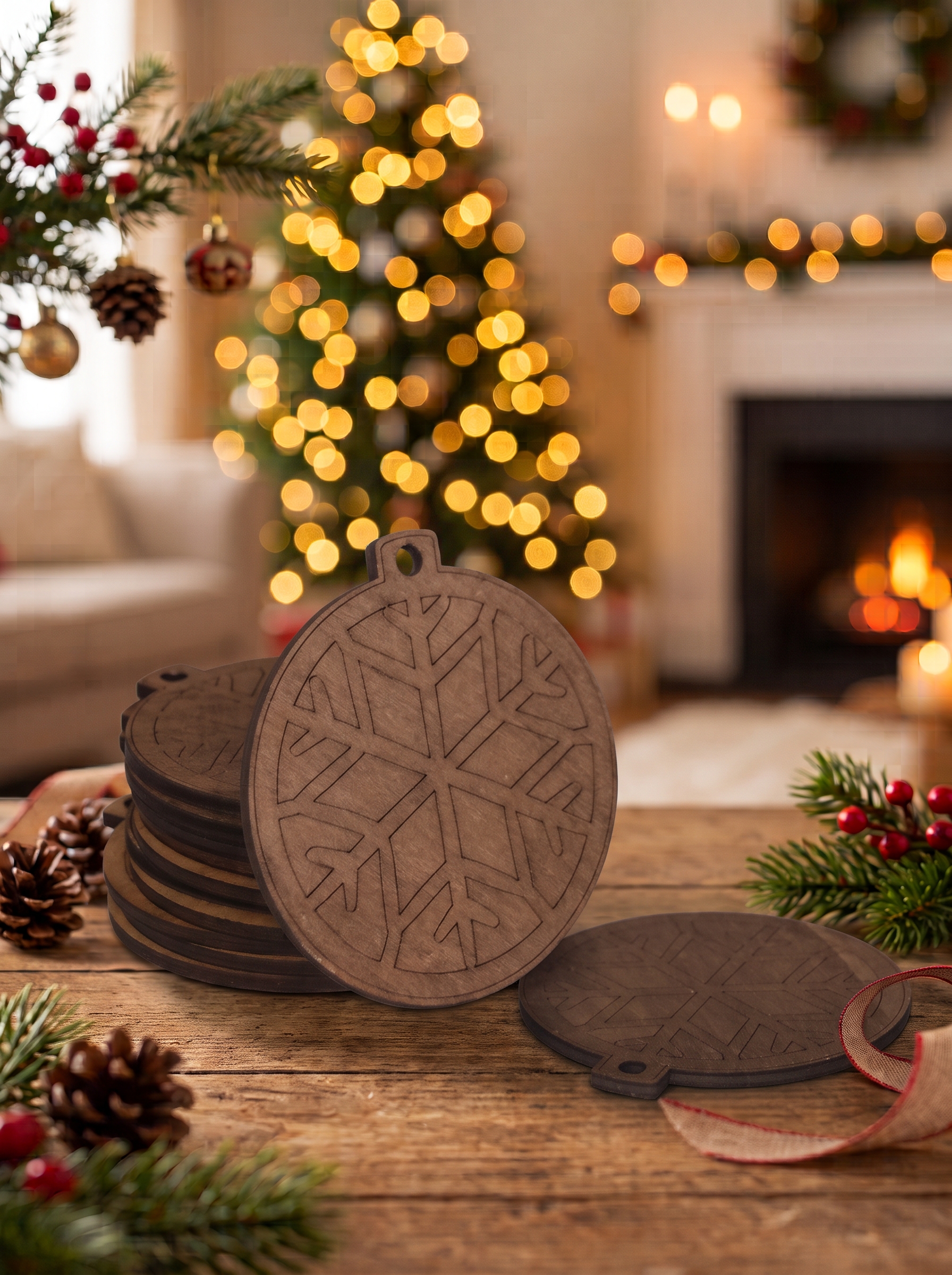Bola Navidad 10cm.