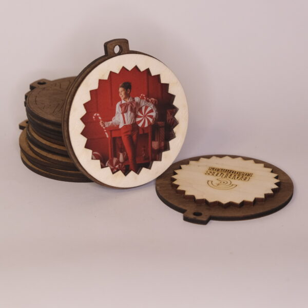 Bola Navidad 10cm. Pack 6 - Imagen 2